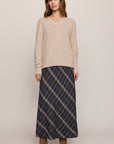 Crestview Plaid Maxi Skirt by Z Supply
