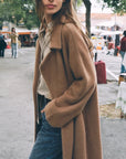 Crosby Cocoon Coat by Z Supply - Light Toffee