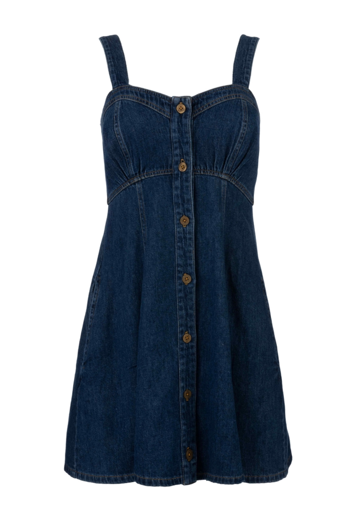 Emiko A-Line Denim Mini Dress