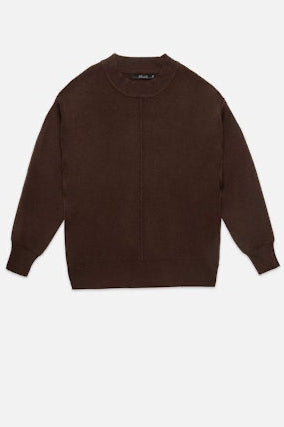 Brown sweater on a white background