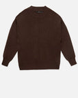 Brown sweater on a white background