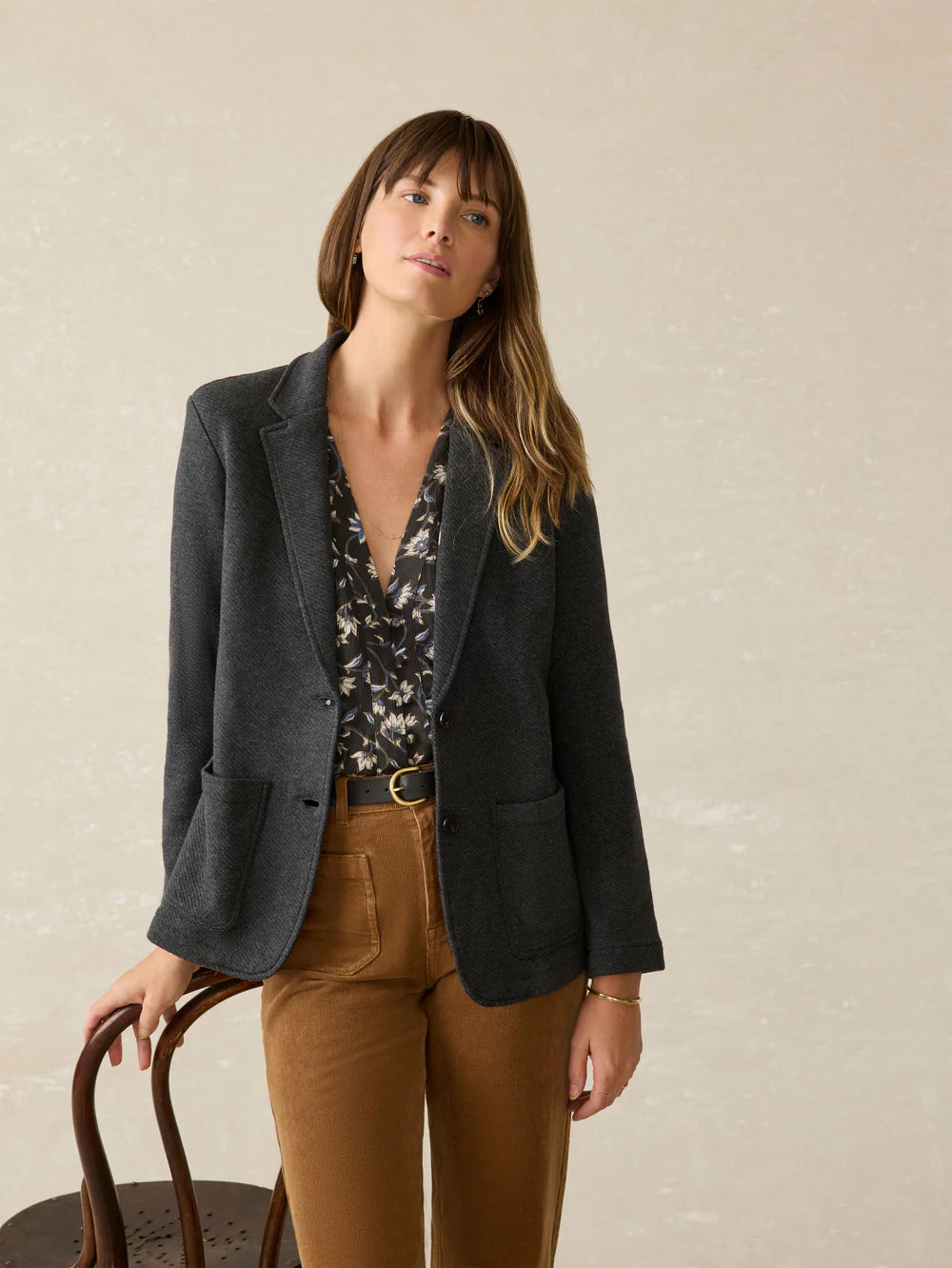 Inlet Knit Blazer