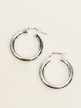 Load image into Gallery viewer, Air Hoops - Sterling Silver 27mm