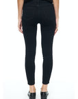 Audrey Mid-Rise Skinny - Dark Vinyl