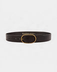 Fien Leather Belt - Black
