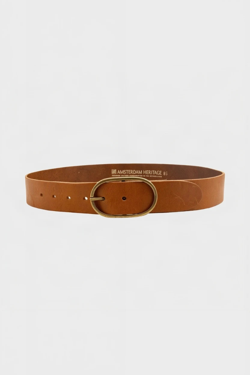 Fien Leather Belt - Cognac