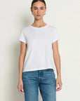Goldie Boxy Tee - White