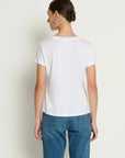 Goldie Boxy Tee - White