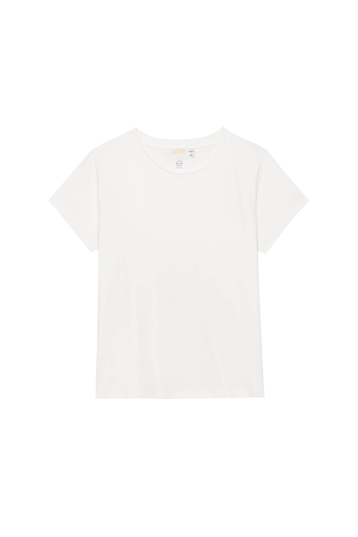 Goldie Boxy Tee - White