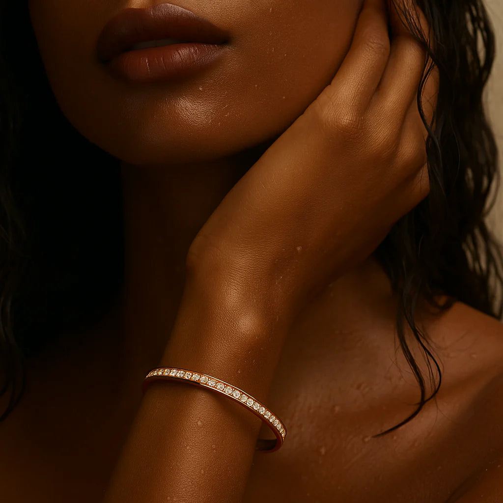 Harper Gold Bangle Bracelet
