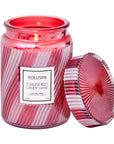 Voluspa - Crushed Candy Cane Large Jar Candle