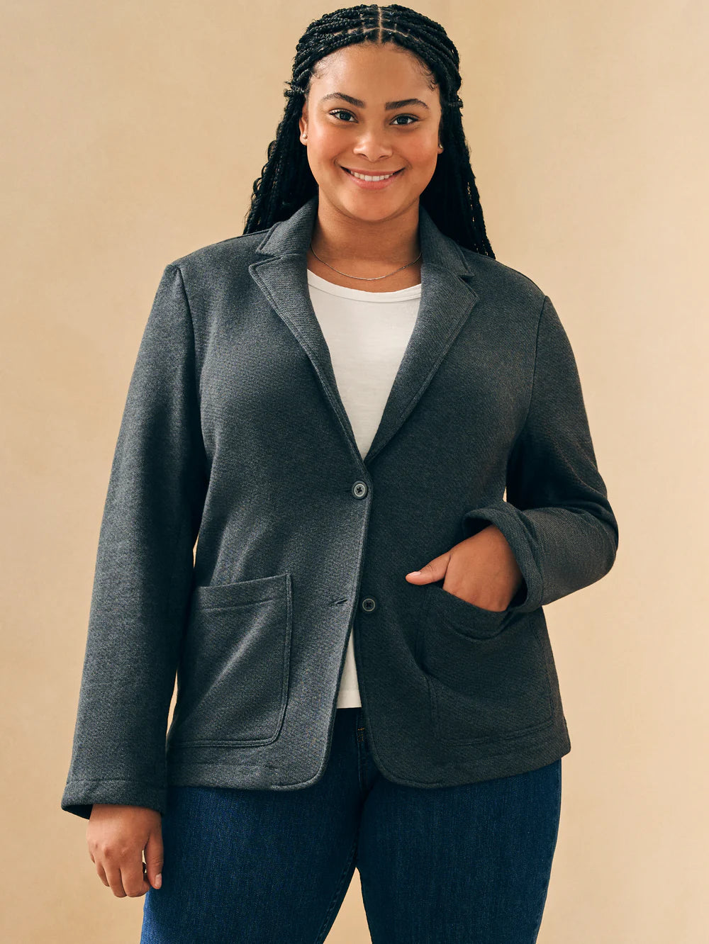 Inlet Knit Blazer