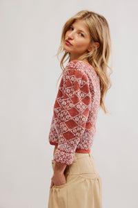 Geo Floral Cardi