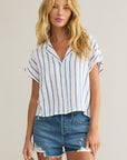 Parallel Button Down Top