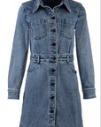 Arlington Long Sleeve Denim Mini Dress