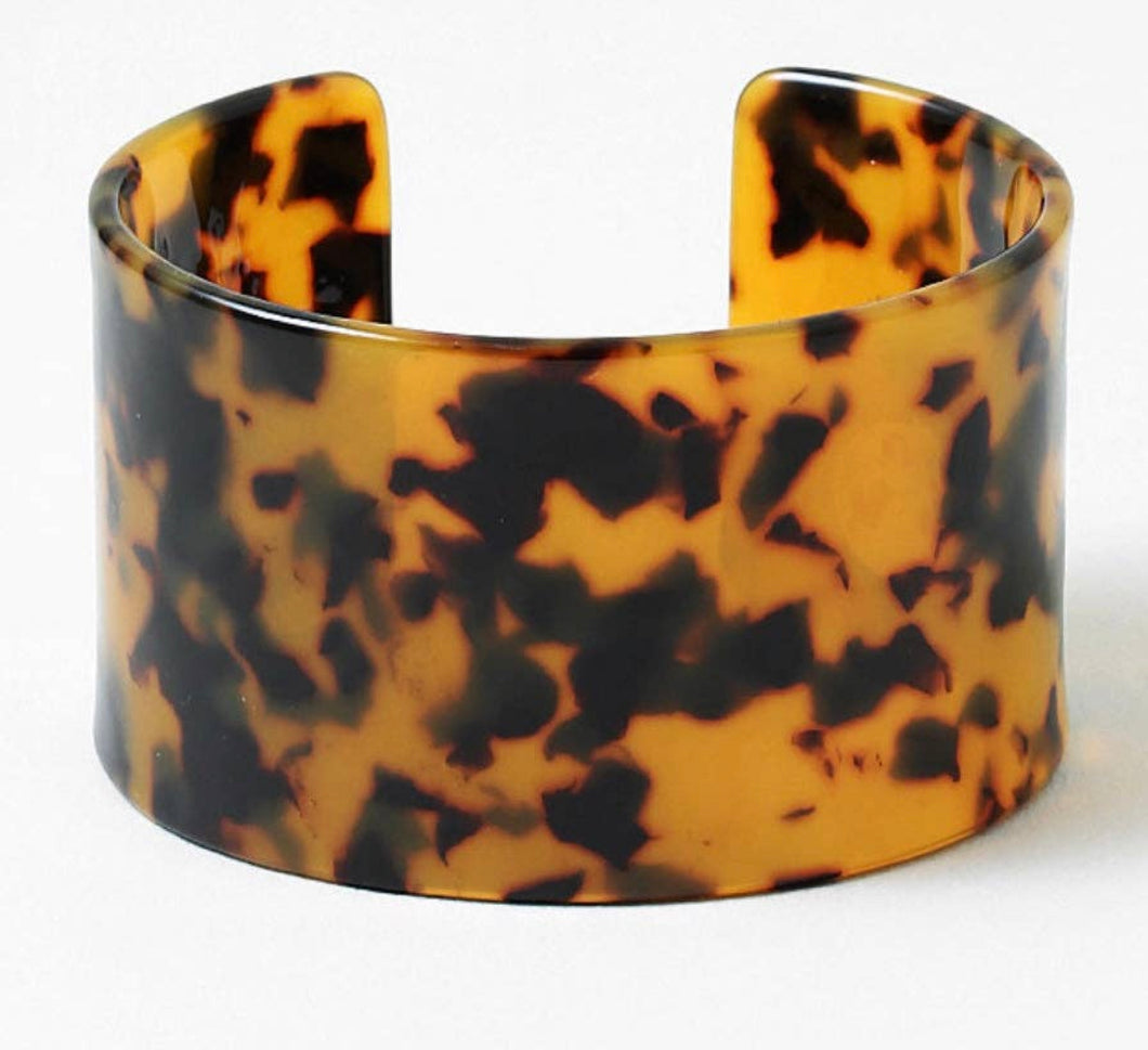 Tortoise Shell Bracelet Cuff