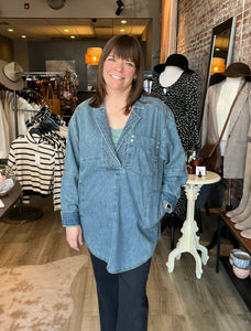 Peyton Denim Pullover