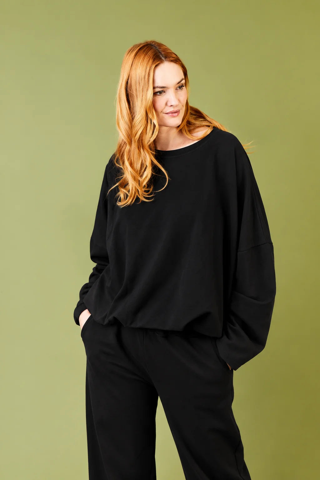 Jaffa Bubble Hem Sweatshirt