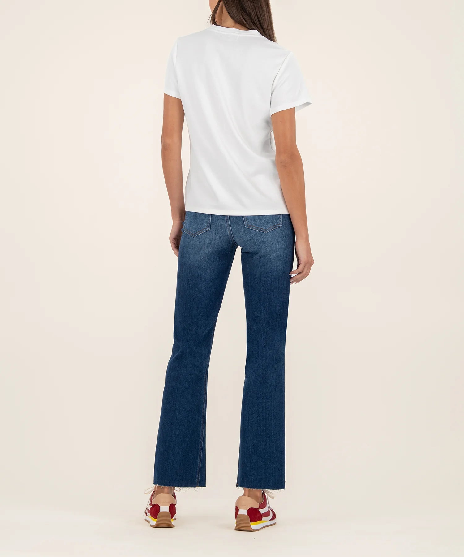 Remington Crewneck T-Shirt by KUT - White