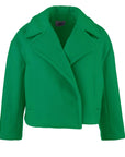 Harper Notch-Collar Jacket - Green