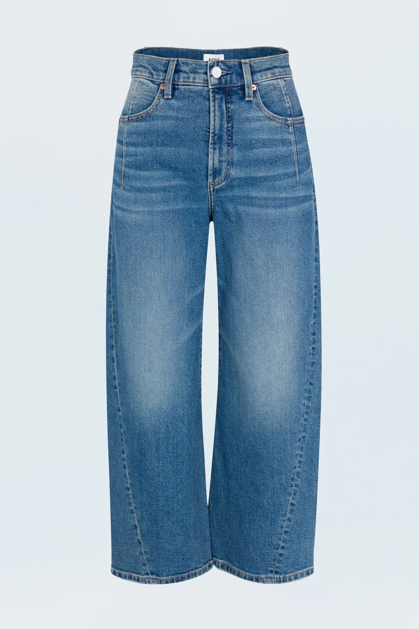 Kyra Bowed Ankle Wide Leg - Soho Wash