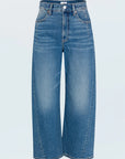 Kyra Bowed Ankle Wide Leg - Soho Wash