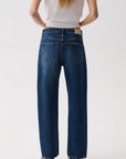 Lexi Bowed Straight Jeans - Moonwave