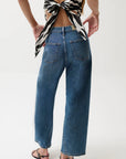 Kyra Bowed Ankle Wide Leg - Soho Wash