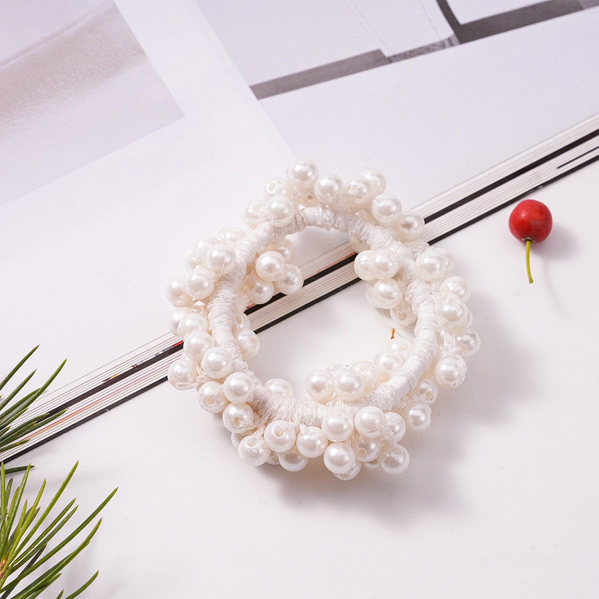 2-in-1 Beaded Hair Tie Bracelet