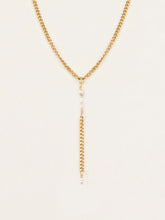Load image into Gallery viewer, Pearl Lariat Necklace