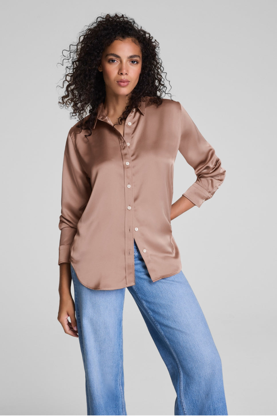 SPANX_Silky_Smooth_Button_Down_Shirt-Cafe_Au_Lait1