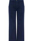 Navy blue pants on a white background
