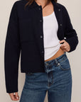Slowdown Sweater Jacket by Z Supply in Nightfall