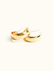 Stride Hoops - Gold Plated