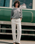 Sunwashed Long Sleeve Retro Tee - Inkwell Stripe