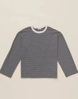 Sunwashed Long Sleeve Retro Tee - Inkwell Stripe