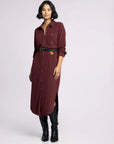 Dalia Dress by Thread & Supply - Deep Cabernet