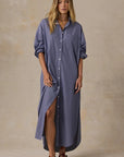 Coastal Poplin Rio Dress - Sailor Ink Stripe