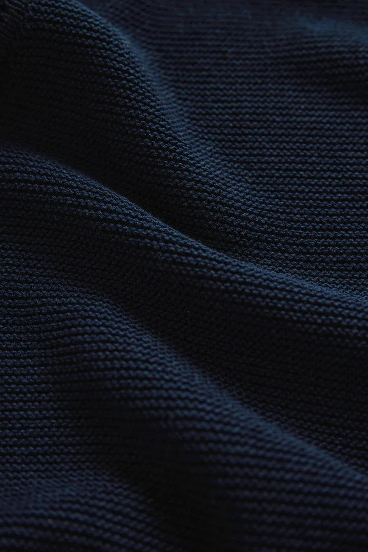 Sandbar Crochet Mini Dress in Navy