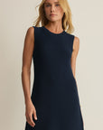 Sandbar Crochet Mini Dress in Navy