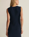 Sandbar Crochet Mini Dress in Navy