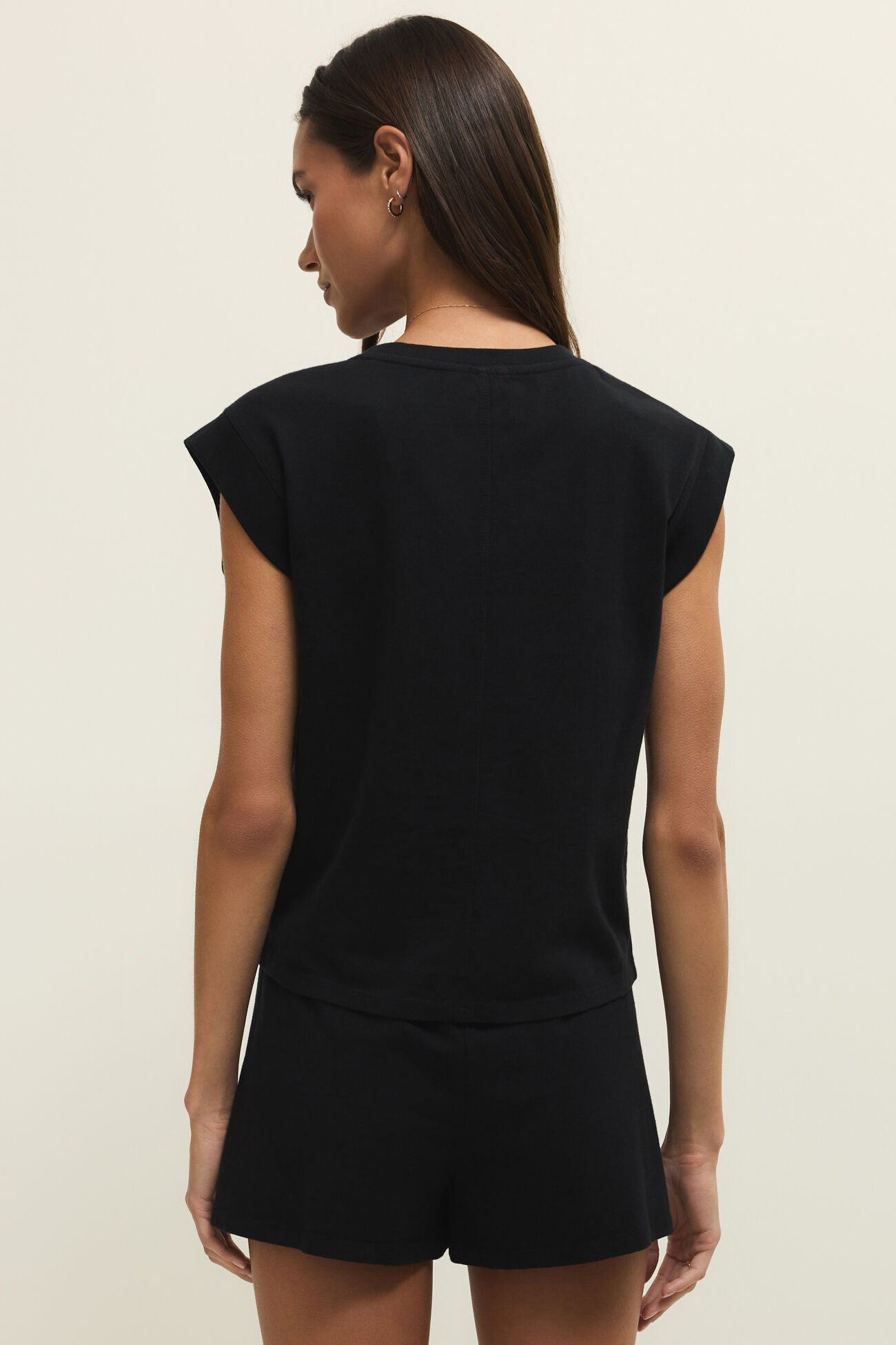 Camino Jersey Top - Black