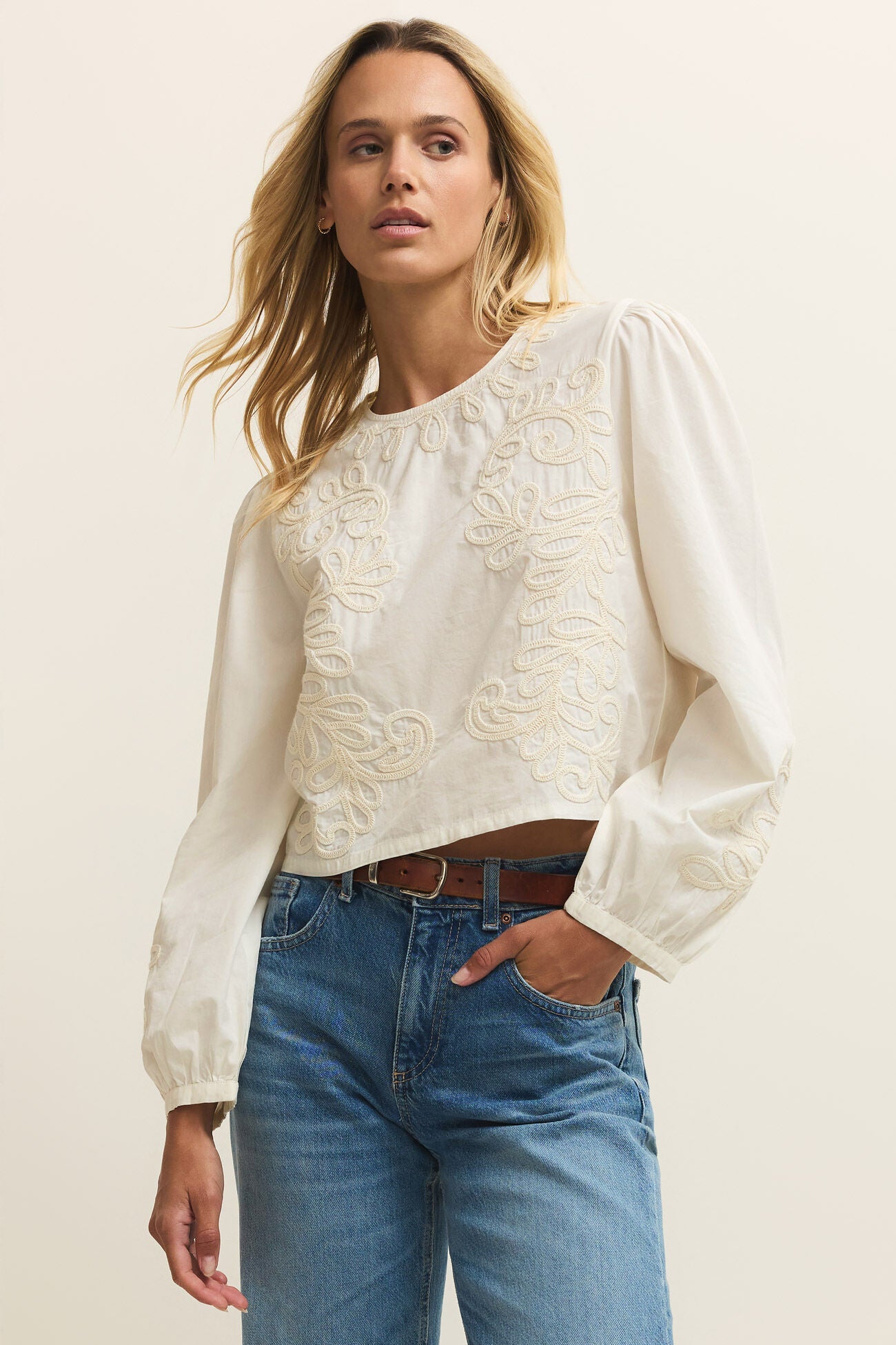 Tatiana Embroidered Top