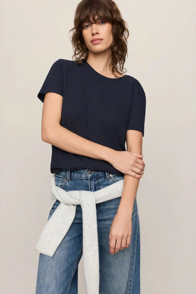 Foundation Slub Tee - Navy
