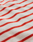 Junie Striped Tee - Lychee
