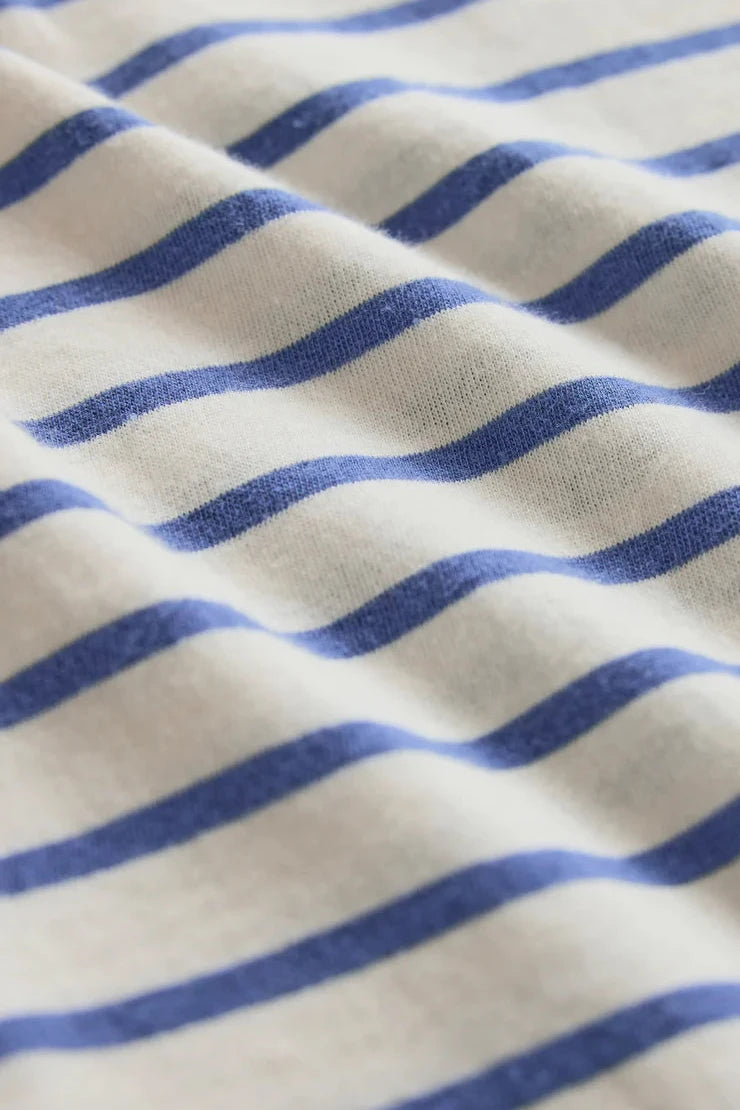 Junie Striped Tee - Navy