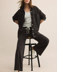 All Day Knit Denim Jacket - Vintage Black