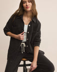 All Day Knit Denim Jacket - Vintage Black