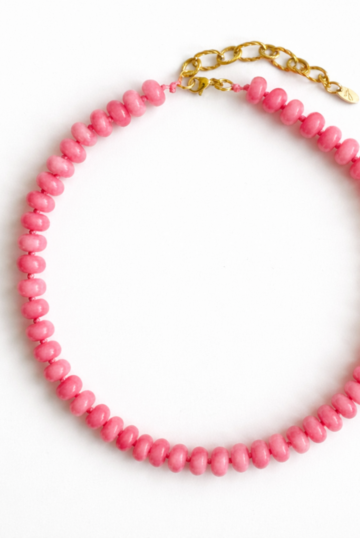 Refined Stone Bead Necklace