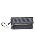 Aria Woven Wristlet Clutch